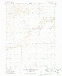 Easterly Airport Nebraska Historical topographic map, 1:24000 scale, 7.5 X 7.5 Minute, Year 1972
