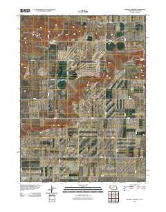 Easterly Airport Nebraska Historical topographic map, 1:24000 scale, 7.5 X 7.5 Minute, Year 2010