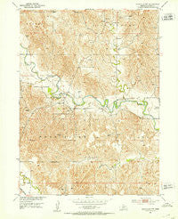 Eddyville NW Nebraska Historical topographic map, 1:24000 scale, 7.5 X 7.5 Minute, Year 1951