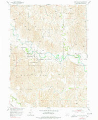Eddyville NW Nebraska Historical topographic map, 1:24000 scale, 7.5 X 7.5 Minute, Year 1951