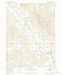 Eddyville SW Nebraska Historical topographic map, 1:24000 scale, 7.5 X 7.5 Minute, Year 1951