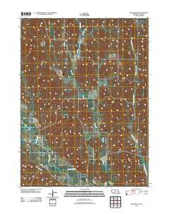 Eddyville NE Nebraska Historical topographic map, 1:24000 scale, 7.5 X 7.5 Minute, Year 2011