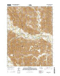 Eddyville NW Nebraska Current topographic map, 1:24000 scale, 7.5 X 7.5 Minute, Year 2014