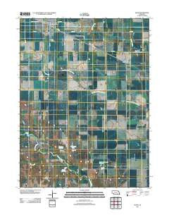 Edgar Nebraska Historical topographic map, 1:24000 scale, 7.5 X 7.5 Minute, Year 2011