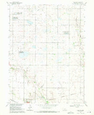 Edgar NW Nebraska Historical topographic map, 1:24000 scale, 7.5 X 7.5 Minute, Year 1969