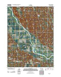Elba Nebraska Historical topographic map, 1:24000 scale, 7.5 X 7.5 Minute, Year 2011