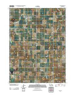 Elgin Nebraska Historical topographic map, 1:24000 scale, 7.5 X 7.5 Minute, Year 2011