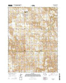 Elgin Nebraska Current topographic map, 1:24000 scale, 7.5 X 7.5 Minute, Year 2014