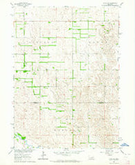 Elgin NW Nebraska Historical topographic map, 1:24000 scale, 7.5 X 7.5 Minute, Year 1963