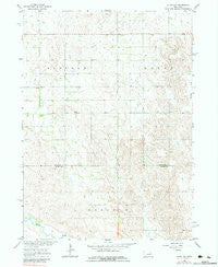 Elgin NW Nebraska Historical topographic map, 1:24000 scale, 7.5 X 7.5 Minute, Year 1963