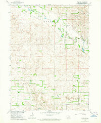 Elgin SW Nebraska Historical topographic map, 1:24000 scale, 7.5 X 7.5 Minute, Year 1963