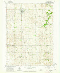 Elgin Nebraska Historical topographic map, 1:24000 scale, 7.5 X 7.5 Minute, Year 1963