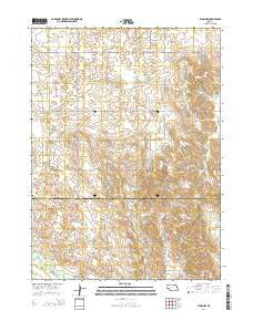 Elgin NW Nebraska Current topographic map, 1:24000 scale, 7.5 X 7.5 Minute, Year 2014