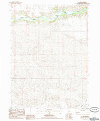 Eli SW Nebraska Historical topographic map, 1:24000 scale, 7.5 X 7.5 Minute, Year 1985