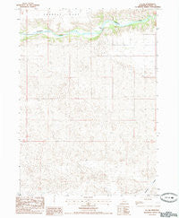 Eli SW Nebraska Historical topographic map, 1:24000 scale, 7.5 X 7.5 Minute, Year 1985