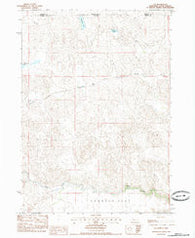 Eli Nebraska Historical topographic map, 1:24000 scale, 7.5 X 7.5 Minute, Year 1985