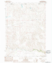 Eli Nebraska Historical topographic map, 1:24000 scale, 7.5 X 7.5 Minute, Year 1985
