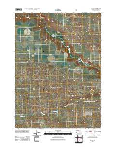 Eli SE Nebraska Historical topographic map, 1:24000 scale, 7.5 X 7.5 Minute, Year 2011