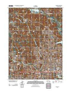 Elkhorn Nebraska Historical topographic map, 1:24000 scale, 7.5 X 7.5 Minute, Year 2011