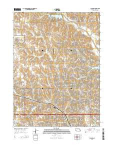 Elkhorn Nebraska Current topographic map, 1:24000 scale, 7.5 X 7.5 Minute, Year 2015