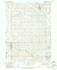 Elkhorn Nebraska Historical topographic map, 1:24000 scale, 7.5 X 7.5 Minute, Year 1968