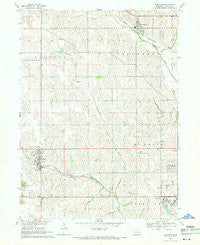 Elkhorn Nebraska Historical topographic map, 1:24000 scale, 7.5 X 7.5 Minute, Year 1968