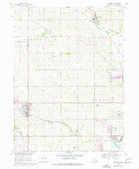 Elkhorn Nebraska Historical topographic map, 1:24000 scale, 7.5 X 7.5 Minute, Year 1968