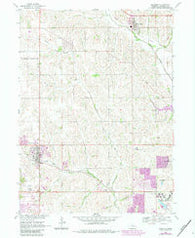 Elkhorn Nebraska Historical topographic map, 1:24000 scale, 7.5 X 7.5 Minute, Year 1968