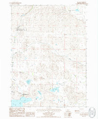 Ell Lake Nebraska Historical topographic map, 1:24000 scale, 7.5 X 7.5 Minute, Year 1985