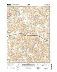 Ellsworth Nebraska Current topographic map, 1:24000 scale, 7.5 X 7.5 Minute, Year 2014