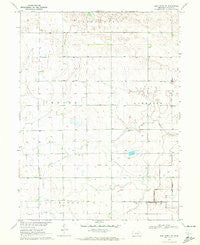 Elm Creek SE Nebraska Historical topographic map, 1:24000 scale, 7.5 X 7.5 Minute, Year 1970
