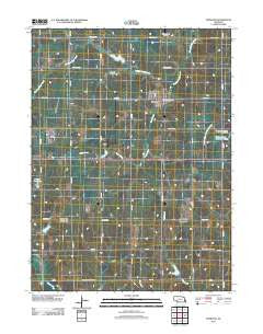 Elmwood Nebraska Historical topographic map, 1:24000 scale, 7.5 X 7.5 Minute, Year 2011
