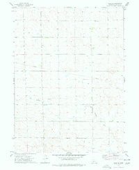 Elsie NE Nebraska Historical topographic map, 1:24000 scale, 7.5 X 7.5 Minute, Year 1973