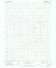 Elsie NW Nebraska Historical topographic map, 1:24000 scale, 7.5 X 7.5 Minute, Year 1973