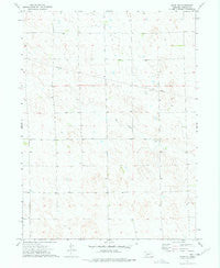 Elsie NW Nebraska Historical topographic map, 1:24000 scale, 7.5 X 7.5 Minute, Year 1973