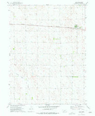 Elsie Nebraska Historical topographic map, 1:24000 scale, 7.5 X 7.5 Minute, Year 1973
