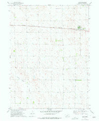 Elsie Nebraska Historical topographic map, 1:24000 scale, 7.5 X 7.5 Minute, Year 1973