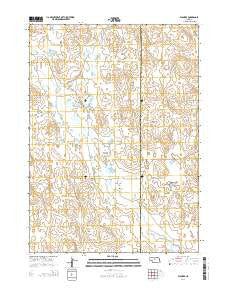 Elsmere Nebraska Current topographic map, 1:24000 scale, 7.5 X 7.5 Minute, Year 2014