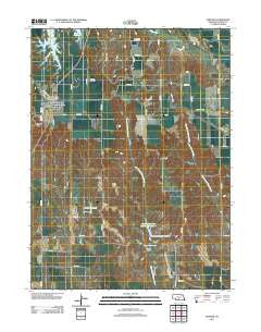 Elwood Nebraska Historical topographic map, 1:24000 scale, 7.5 X 7.5 Minute, Year 2011