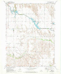 Elwood NW Nebraska Historical topographic map, 1:24000 scale, 7.5 X 7.5 Minute, Year 1971