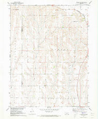Elwood SW Nebraska Historical topographic map, 1:24000 scale, 7.5 X 7.5 Minute, Year 1971