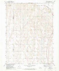Elwood SW Nebraska Historical topographic map, 1:24000 scale, 7.5 X 7.5 Minute, Year 1971
