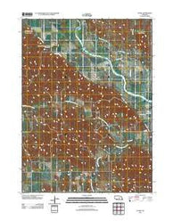 Elyria Nebraska Historical topographic map, 1:24000 scale, 7.5 X 7.5 Minute, Year 2011