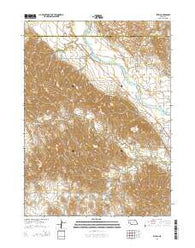 Elyria Nebraska Current topographic map, 1:24000 scale, 7.5 X 7.5 Minute, Year 2014