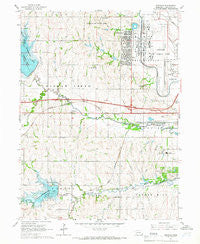 Emerald Nebraska Historical topographic map, 1:24000 scale, 7.5 X 7.5 Minute, Year 1964