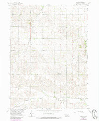 Emerick Nebraska Historical topographic map, 1:24000 scale, 7.5 X 7.5 Minute, Year 1963