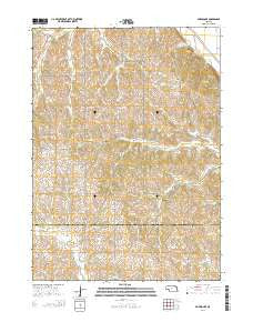 Emerson SE Nebraska Current topographic map, 1:24000 scale, 7.5 X 7.5 Minute, Year 2014