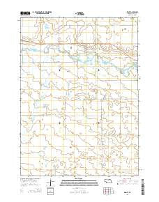 Emmet Nebraska Current topographic map, 1:24000 scale, 7.5 X 7.5 Minute, Year 2014