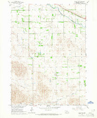 Emmet NW Nebraska Historical topographic map, 1:24000 scale, 7.5 X 7.5 Minute, Year 1964