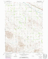 Emmet NW Nebraska Historical topographic map, 1:24000 scale, 7.5 X 7.5 Minute, Year 1964
